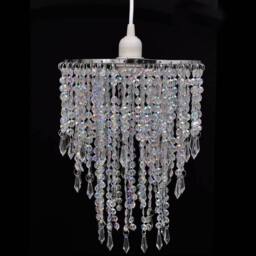 Berkfield Home Pendant Chandelier 22.5 x 30.5 cm in Clear - thumbnail 2