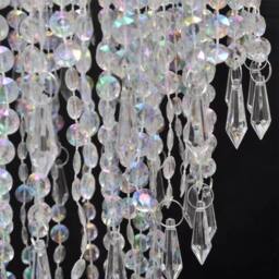 Berkfield Home Pendant Chandelier 22.5 x 30.5 cm in Clear - thumbnail 7