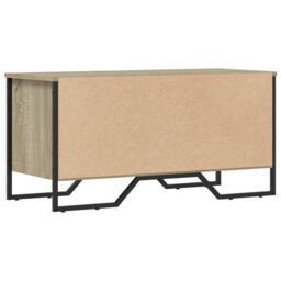 Berkfield Home Shoe Cabinet Sonoma Oak 90x38x45.5 cm Engineered Wood - thumbnail 6
