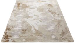 The Rug Shop UK Beige Abstract Modern Easy To Clean Ivory Area Rug - Size: 240 cm x 320 cm - thumbnail 9