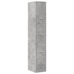 Berkfield Home Apothecary Cabinet¬†Concrete Grey 30x41x174.5 cm Engineered Wood - thumbnail 3