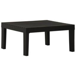 Berkfield Home Garden Lounge Table Plastic Grey - thumbnail 2