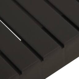 Berkfield Home Garden Lounge Table Plastic Grey - thumbnail 4