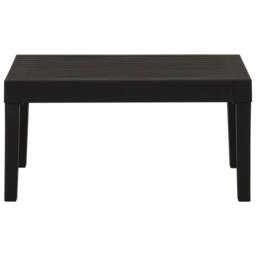 Berkfield Home Garden Lounge Table Plastic Grey - thumbnail 3