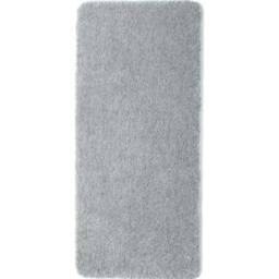 THE RUGS Soft Washable Shaggy Rug - Polypropylene 30mm Pile Non Slip in Grey - Size: 60 cm x 100 cm - thumbnail 2