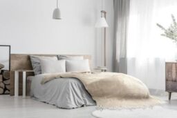New Edge Blinds Stockholm Collection Cotton Throw in Natural - Size: 178 cm x 254 cm - thumbnail 4