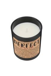 Living and Home Black Glass Cup Soy Wax Scented Candle with Wooden Lid - thumbnail 4