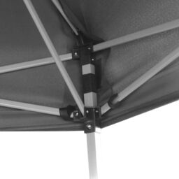 Berkfield Home Hexagonal Pop-Up Marquee with 6 Sidewalls Grey 3.6x3.1 m - thumbnail 5