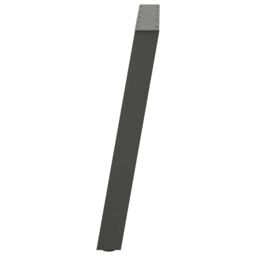 Berkfield Home vidXL Dining Table Legs U-Shaped 2 pcs Anthracite 90x(72-73) cm Steel in Black - thumbnail 6