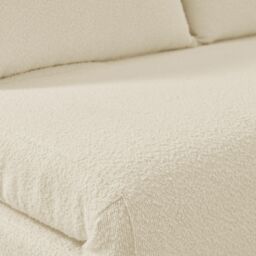 FurnitureboxUK Furniturebox Bobby Off-White Boucle Double Folding Sofa Bed - Fold-Out Double Sofa Bed - Comfy Sleeper Sofa Bed - thumbnail 6