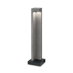Netlighting Titano LED 1 Light Bollard Light Granite IP55 in Grey