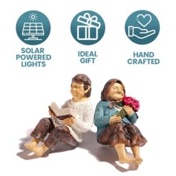 Marco Paul Solar Garden Ornaments - Grandparent Statue - thumbnail 8