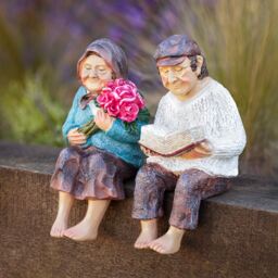 Marco Paul Solar Garden Ornaments - Grandparent Statue - thumbnail 2
