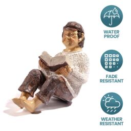 Marco Paul Solar Garden Ornaments - Grandparent Statue - thumbnail 9
