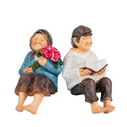 Marco Paul Solar Garden Ornaments - Grandparent Statue - thumbnail 3