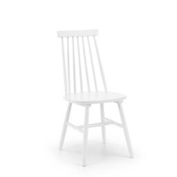 Cheshire Bellmont Elegant Spindle Back Dining Chairs - White - Set of 2 - thumbnail 2