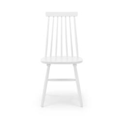 Cheshire Bellmont Elegant Spindle Back Dining Chairs - White - Set of 2 - thumbnail 3