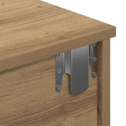 Berkfield Home Wall Shelf with Drawers Artisian Oak 80x31x17 cm Engineered Wood in Brown - Size: 80 x 31 x 17 cm - thumbnail 9