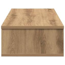 Berkfield Home Wall Shelf with Drawers Artisian Oak 80x31x17 cm Engineered Wood in Brown - Size: 80 x 31 x 17 cm - thumbnail 5