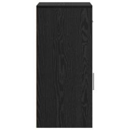Berkfield Home Modern Black Oak Storage Cabinet Black Oak MDF with Black Oak Veneer - thumbnail 7