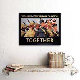 "Artery8 War British Commonwealth Empire WW2 Soldier Military UK Framed Art - Size: W12"" x H16""" - thumbnail 2