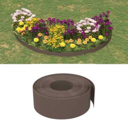 Berkfield Home Garden Edging Brown 10 m 20 cm Polyethylene - thumbnail 2