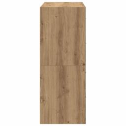 Berkfield Home Cabinets with 2 Drawers 2 pcs Artisan Oak 60x31x40 cm Engineered Wood in Brown - Size: 60 x 31 x 40 cm - thumbnail 6