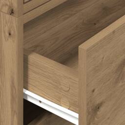 Berkfield Home Cabinets with 2 Drawers 2 pcs Artisan Oak 60x31x40 cm Engineered Wood in Brown - Size: 60 x 31 x 40 cm - thumbnail 8
