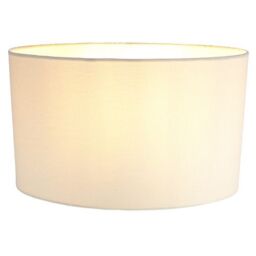 Happy Homewares Contemporary & Stylish Linen Fabric Lamp Shade in Cream - Size: 12 inches - thumbnail 2