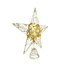 Voltico Gold Light-Up Star Christmas Tree Topper - thumbnail 5