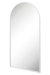 "MirrorOutlet White Framed Arched Garden Wall Mirror 71"" X 35"" (180CM X 90CM) - Size: 1 Pack" - thumbnail 6