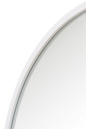 "MirrorOutlet White Framed Arched Garden Wall Mirror 71"" X 35"" (180CM X 90CM) - Size: 1 Pack" - thumbnail 4