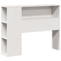 Berkfield Home Headboard with Storage White 75 cm Solid Wood Pine - thumbnail 3