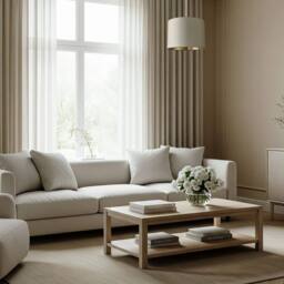 Happy Homewares Light Shimmer Taupe Drum Lamp Shade with Inner Champagne Gold Lining - Size: 10 inches - thumbnail 6
