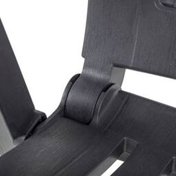 Berkfield Home Garden Reclining Chairs 2 pcs Plastic Anthracite in Dark Grey - thumbnail 8