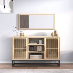 Berkfield Home Sideboard 105x30x65 cm Engineered Wood in Brown - Size: 105 x 30 x 65 cm