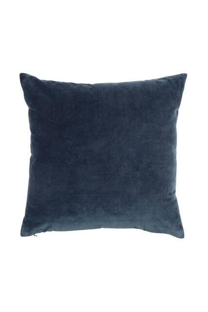 CHRISTY Luxury Filled Velvet 'Jaipur' Square Cushions in Dark Navy - Size: 45 cm x 45 cm - image 1