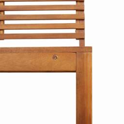 Berkfield Home Garden Bench 100x50x91 cm Solid Wood Acacia in Brown - Size: 100 x 50 x 91 cm - thumbnail 9