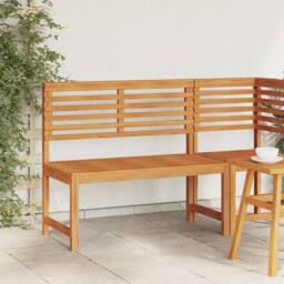 Berkfield Home Garden Bench 100x50x91 cm Solid Wood Acacia in Brown - Size: 100 x 50 x 91 cm - thumbnail 3