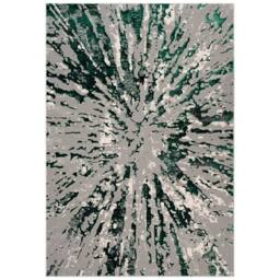 Smart Living Luxury Soft Modern Shimmer Sunset Rug for Living & Bedroom in Emerald - Size: 60 cm x 220 cm - thumbnail 4
