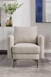 More4Homes Sofia 1 Seater Fabric Sofa in Beige - thumbnail 6