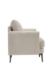 More4Homes Sofia 1 Seater Fabric Sofa in Beige - thumbnail 3