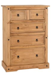 Seconique Corona 3+2 Drawer Chest in Natural - thumbnail 2