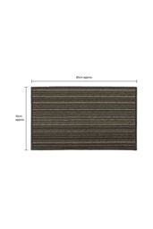 JVL Arona Machine Washable Latex Backed Doormat, 50x80cm, Brown - Size: 50 cm x 80 cm - thumbnail 5