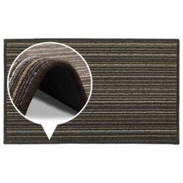 JVL Arona Machine Washable Latex Backed Doormat, 50x80cm, Brown - Size: 50 cm x 80 cm - thumbnail 8