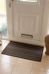 JVL Arona Machine Washable Latex Backed Doormat, 50x80cm, Brown - Size: 50 cm x 80 cm - thumbnail 2