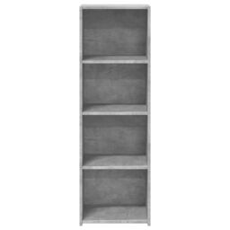 Berkfield Home Highboard Concrete Grey 40x41x124 cm Engineered Wood - Size: 40 x 41 x 124 cm - thumbnail 4