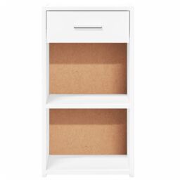 Berkfield Home Bedside Cabinets 2 pcs White 35x34x65 cm Engineered Wood - Size: 35 x 34 x 65 cm - thumbnail 6