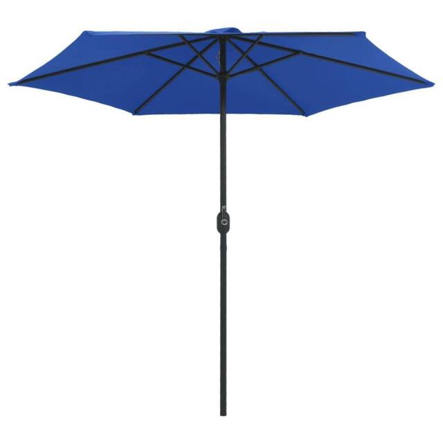 Berkfield Home Outdoor Parasol with Aluminium Pole 270x246 cm Azure Blue - image 1