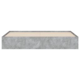 Berkfield Home Bed Frame with Drawers without Mattress Concrete Grey 160x200 cm - thumbnail 6